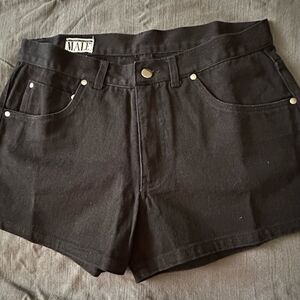 International Male black denim shorts sz 32 NWOT